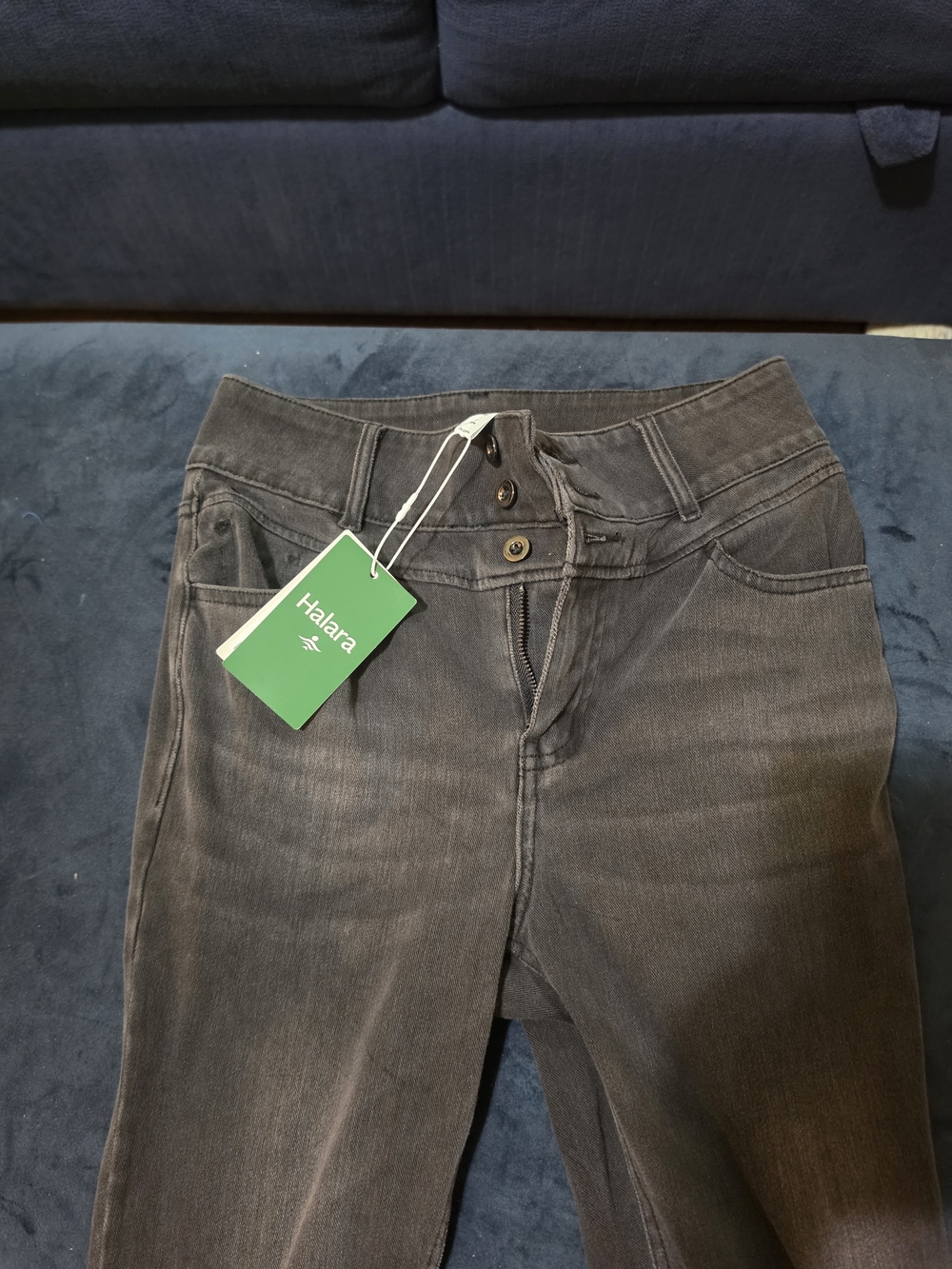 Halara Women's Flex High Waisted Crossover Pocket Washed Casual BNWT
